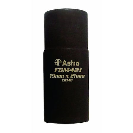 Astro Pneumatic 1/2 in. Drive Flip Socket 19Mm X 21Mm APFDM421